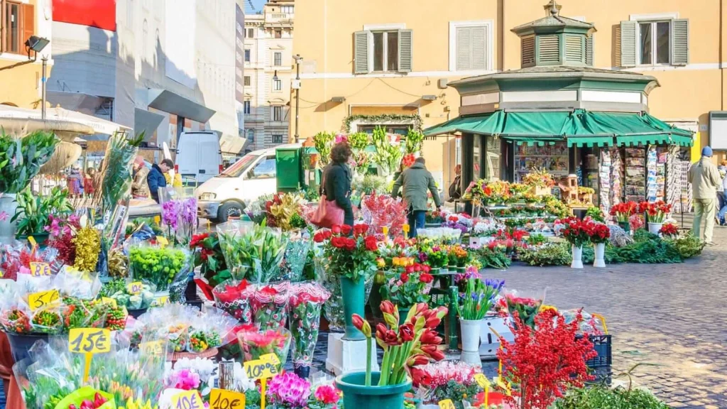 mercato campo de fiori roma