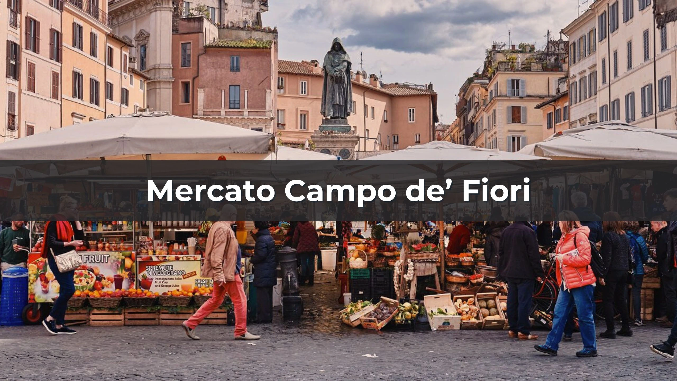 mercato campo de fiori